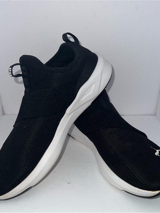 Puma Shoes - PUMA Women’s Black Slip-On Sneakers Size US 8.5 EU 39 SoftFoam+ Comfort Shoes